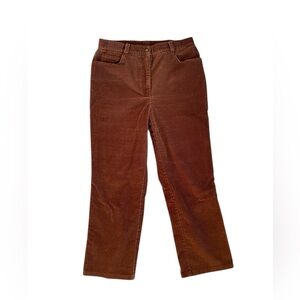 Haggar Vintage Women's Brown Corduroy Pants